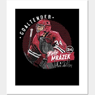 Petr Mrazek Chicago Dots Posters and Art